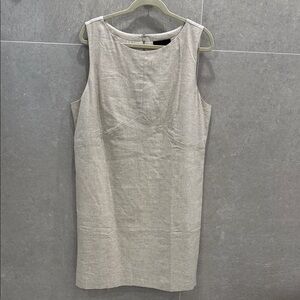 Banana Republic Light Beige Linen Blend Dress